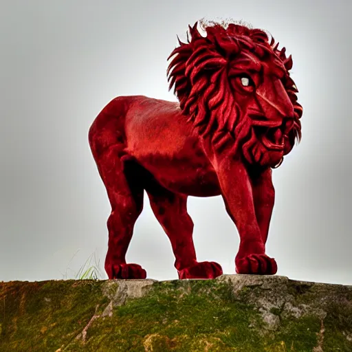 Prompt: red lion