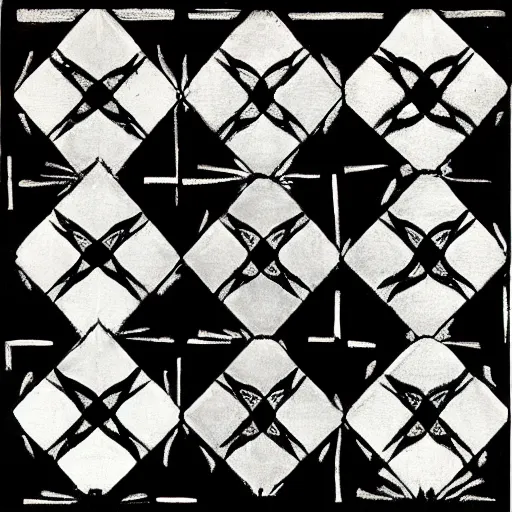 Image similar to a pattern made out of dices, black and white, woodcut, beardsley, aubrey, crepax, guido, moholy - nagy, laszlo