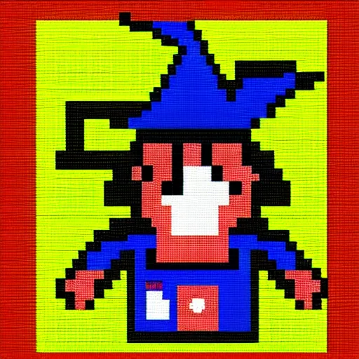 Image similar to Wizard mouse in laboratory, pixel art