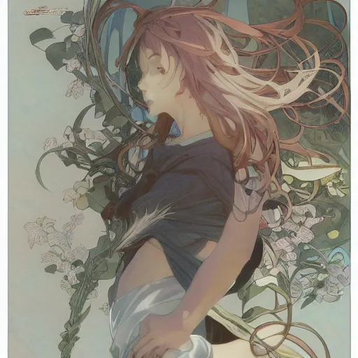 Image similar to detailed foot, digital art, painted by range murata, akiyuki shinbou, alphonse mucha, masamune shirow, josan gonzales, greg rutkowski makoto shinkai, highly detailed, realistic, cinematic, trending on pixiv fanbox