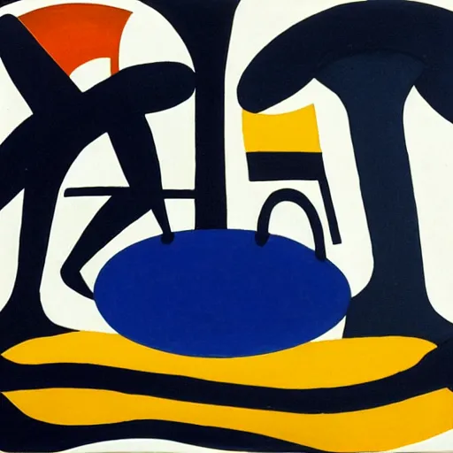 Prompt: UFO, fernand leger