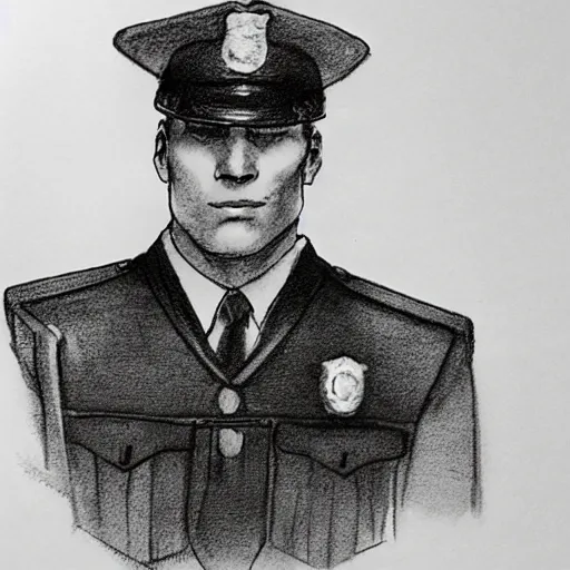 Prompt: police sketch of jerma