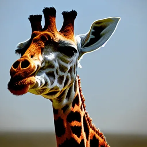 Image similar to a giraffe meditating, ultra realistic, photorealistic, cinematic