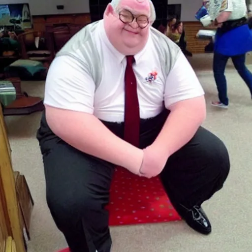 Image similar to a real life peter griffin from family guy