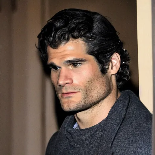 Prompt: Henry Caville lost in the backrooms