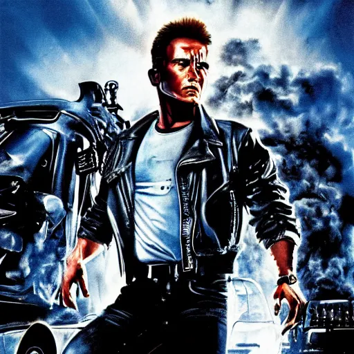 Image similar to terminator movie cover art