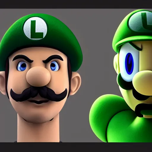 Prompt: a photo of a man who looks like luigi from game, ultra hd, unreal engine 5, extra detailed