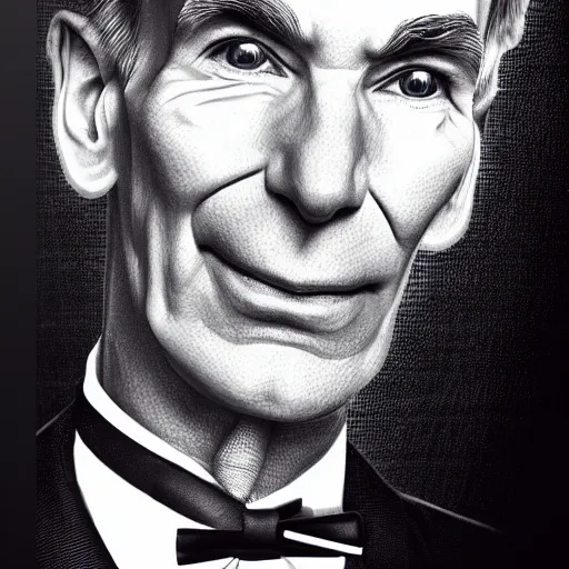 Prompt: a portrait of bill nye the science guy, dramatic lighting and composition, trending on artstation, concept art, comic book, chuck close, vittorio matteo corcos, john currin.