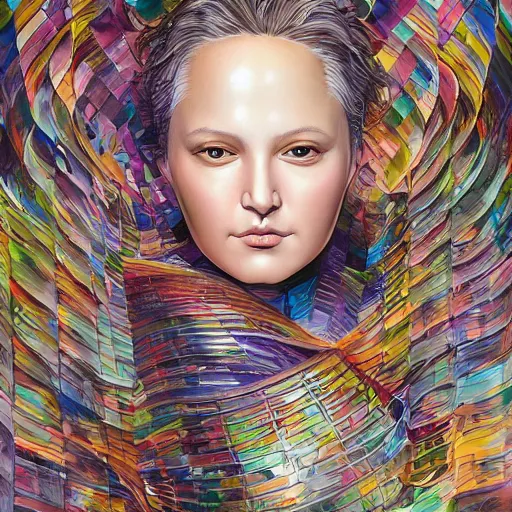Image similar to art by artgerm, frank gehry, john stephens, android jones