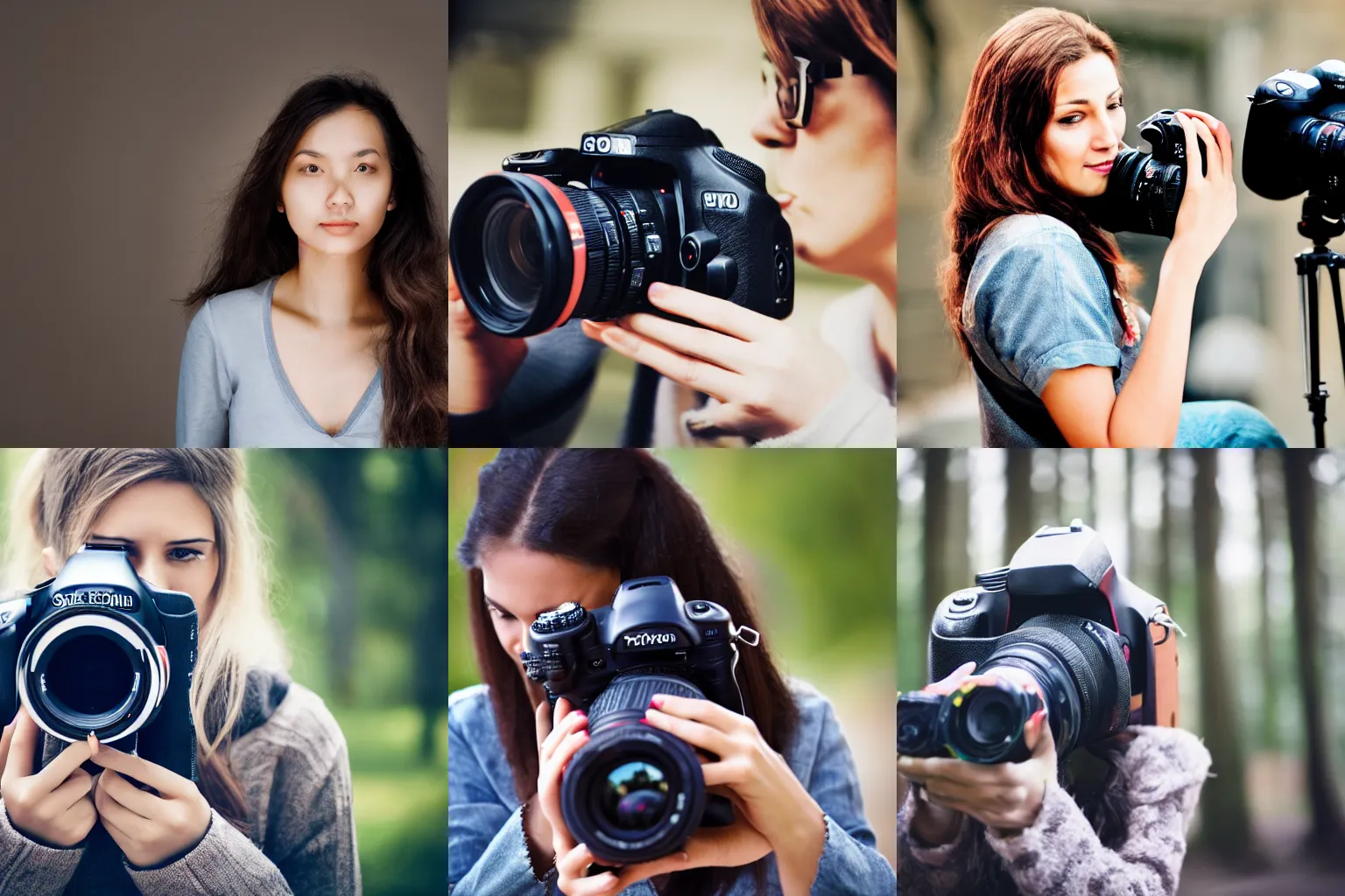 Prompt: DSLR photo of a woman,