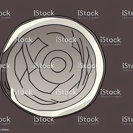 Prompt: woodlathe inside bowl, vector art, simple