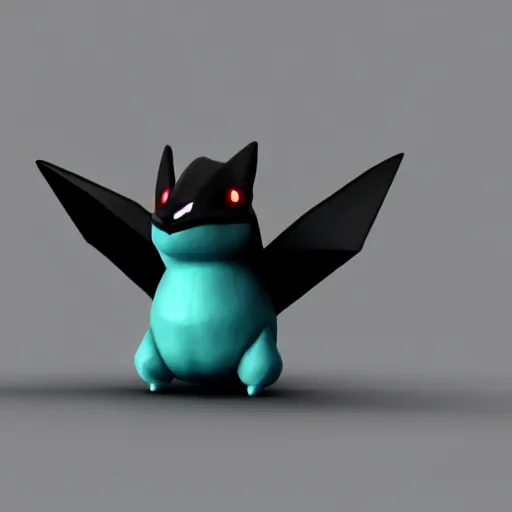 Prompt: dark pokemon , 3d render , octane , 8k