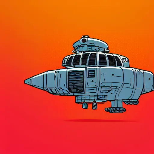Image similar to in the style of max prentis and deathburger and laurie greasley a logo of spaceship, highly detailed, colourful, 8k wallpaper