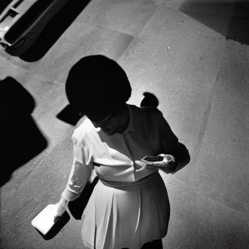 Image similar to the self portrait, by vivian maier,