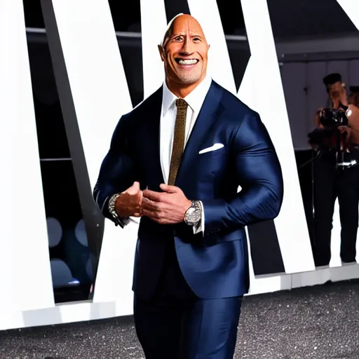 The Rock Wore A Crushed-Velvet Suit And Nothing Will Ever Be The Same