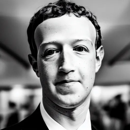 Image similar to mark zuckerberg looking off to the left, highly detailed, photorealistic, 3 5 mm stock