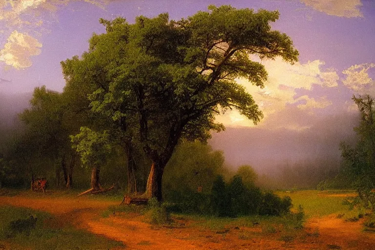 Prompt: “Rolla Missouri as painted by Albert Bierstadt, 8k, fine art”