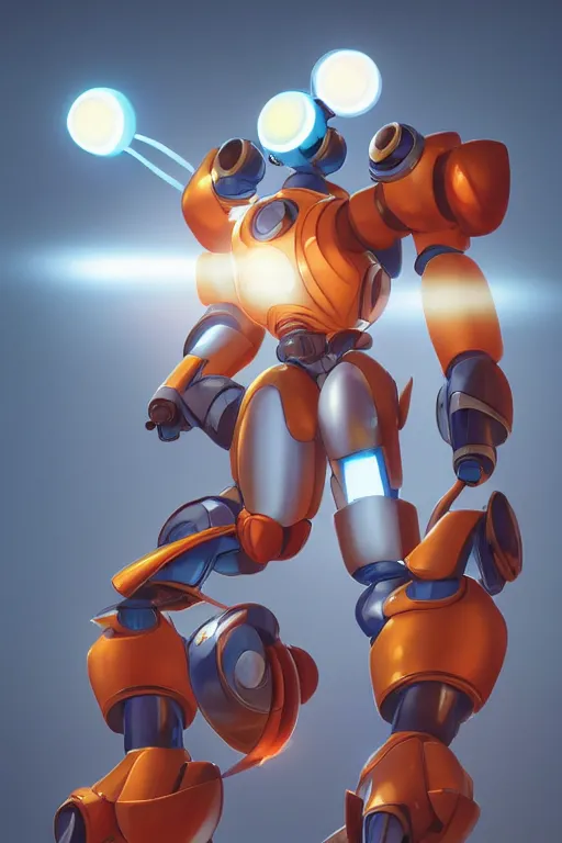 Image similar to metabots medabots medarotto medarot robot minimalist comics, behance hd by jesper ejsing, by rhads, makoto shinkai and lois van baarle, ilya kuvshinov, rossdraws global illumination ray tracing hdr radiating a glowing aura