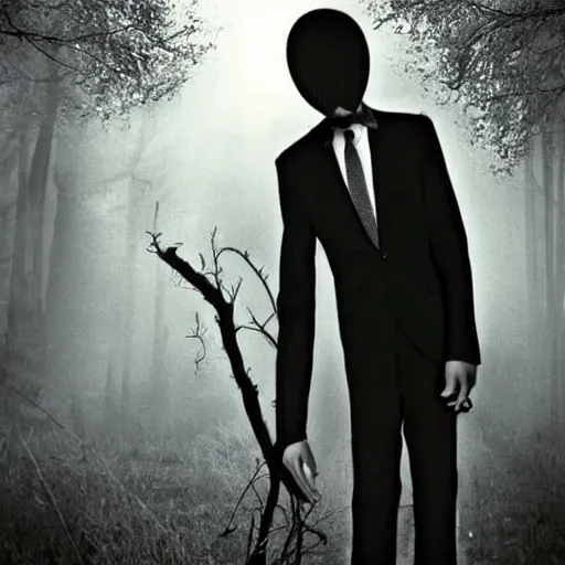 Image similar to slenderman