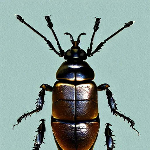 Image similar to human beetle