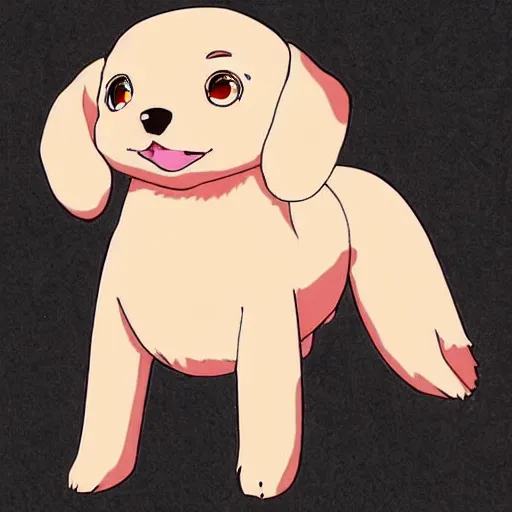 Image similar to extremely cute anime dog. ANIME DRAWING ANIME DRAWING ANIME ANIME PUPPYDOG ANIME THIS IS A DRAWING! 100% anime ghibli-style pretty pastel bright color loving puppy. arf hes an anime puppy. i wanna adopt this puppy. he is the cutest little puppy in the world and i'd give my LIFE to protect him. woof woof arf. he has a pointy little nose. ghibli style. I want this dog in real life. man's best friend is this dog. please make this dog cute. he is so so so very very very adorable. i need this puppy. I will give this small puppy with cute features ALL of my love. All i need in my life is this super cute anime puppy. awwwwwwww. this puppy deserves love and kisses. i wanna give him many treats. this is a good good well-behaved ghibli puppy.