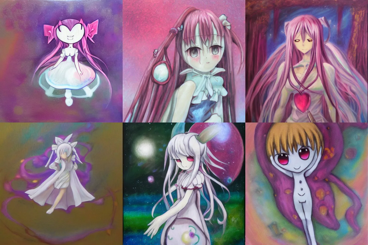 Are there any anime similar to Madoka Magica? Like a cute artstyle