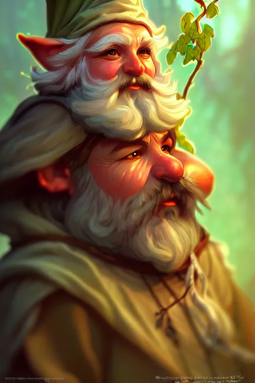 Image similar to gnome druid, highly detailed, digital painting, artstation, sharp focus, illustration, art by tan zi and ayanamikodon and alphonse mucha and wlop