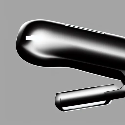 Prompt: airpod shotgun, concept art, designed by Apple Inc, studio lighting