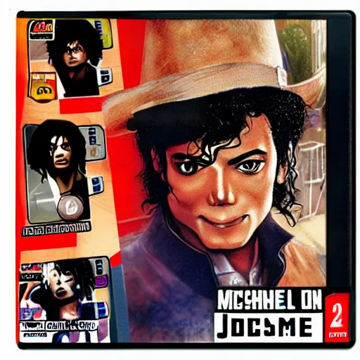 Prompt: ps 2 type of game for michael jackson