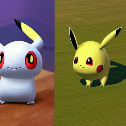 Image similar to pokemon that doesn't exist, 3 d rendered