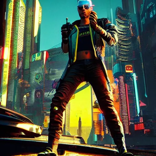 Prompt: cyberpunk 2 0 7 7, vintage scifi art