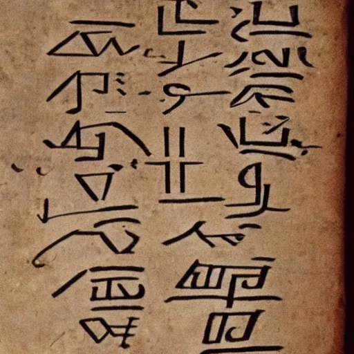 Prompt: proto-indo-european writing system