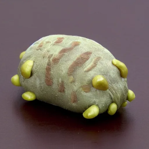 Prompt: a baked potato tardigrade