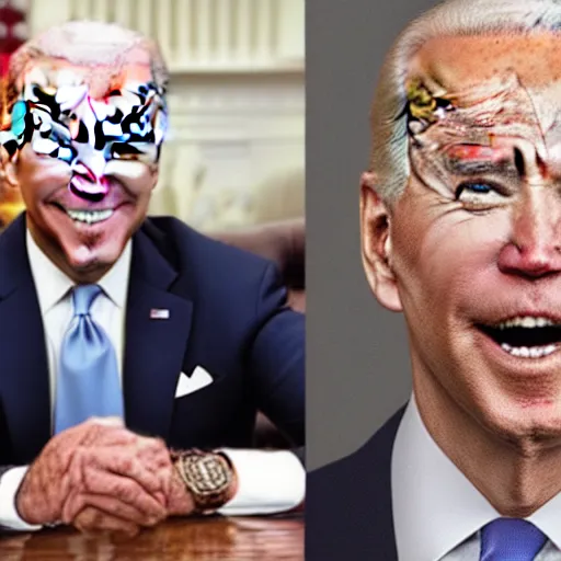Image similar to Joe Biden as big chungus