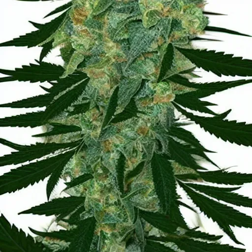 Image similar to giant huge immense infinite to heaven cannabis plant with big buds