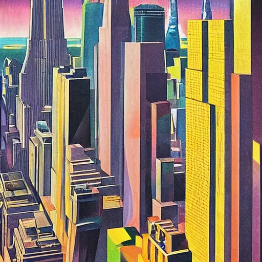 Image similar to new york, futurism, detailed, sharp