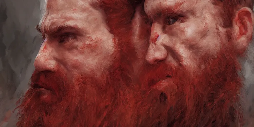 Image similar to red beard by akira kurosawa, cinematic shot, oil painting by jama jurabaev, extremely detailed, brush hard, artstation, for aaa game, high quality, brush stroke