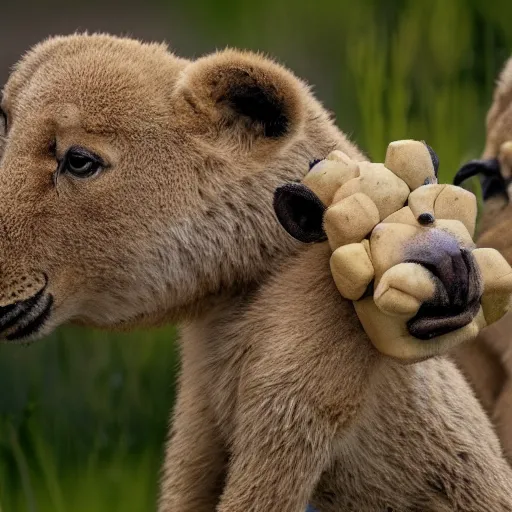 Prompt: wild animal crackers, award - winning photograph