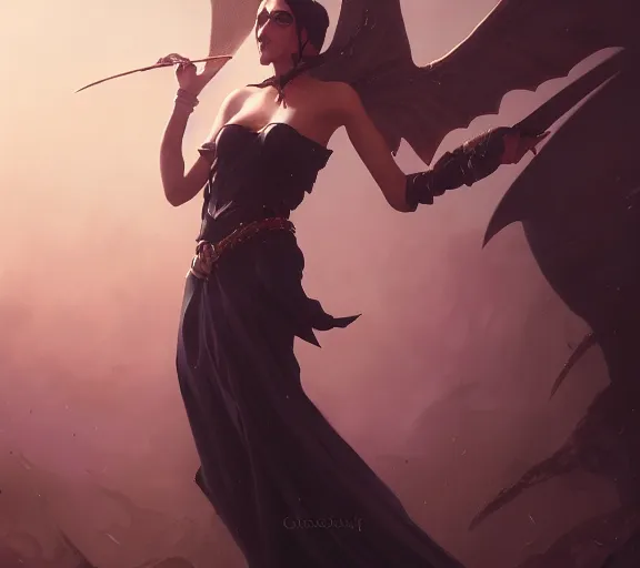 Image similar to morrigan aenslandcasting magic, a charming succubus, strapless dress, fantasy, d & d, by greg rutkowski and raymond swanland, sharp focus, trending on artstation, 8 k realistic digital art, cryengine, symmetric, sharp focus, concept art, frostbite 3 engine