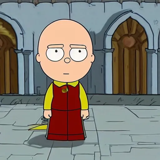 Prompt: stewie griffin in Game of Thrones