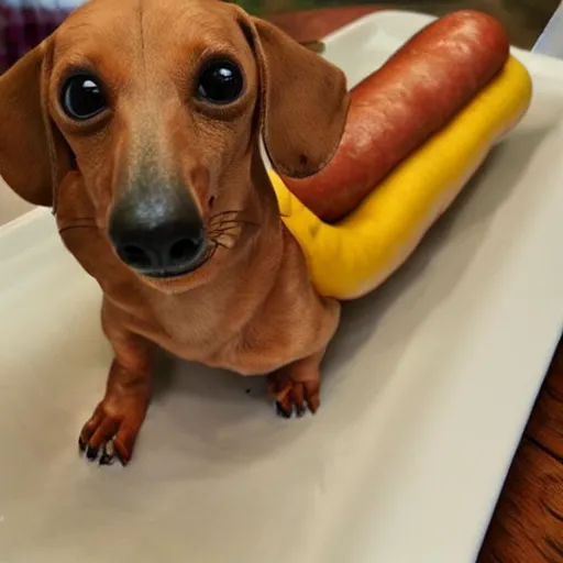 wiener dogs in hot dog buns