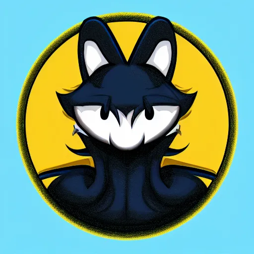 Image similar to discord logo as an anthropomorphic furry, furaffinity