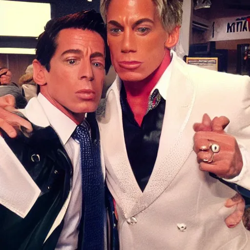 Prompt: jordan belfort dressed as zoolander