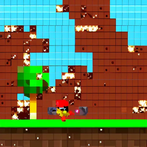 Prompt: game art hedgehog pixels platformer