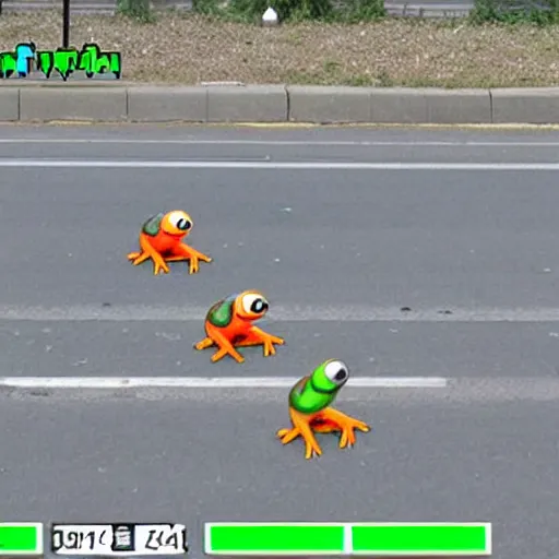 Image similar to frogger in real life