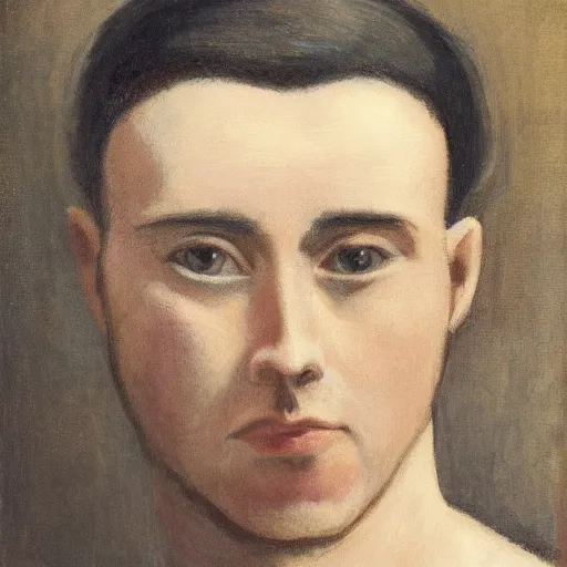 Image similar to portrait of a masculine woman