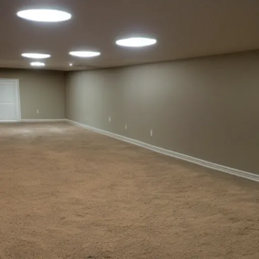 Image similar to an unfinished basement, craigslist photo