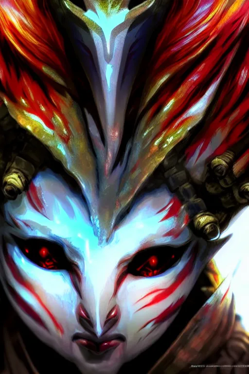 Prompt: Asura of Guild Wars 2, concept art, close-up, digital art, hyper-realistic, highly detailed