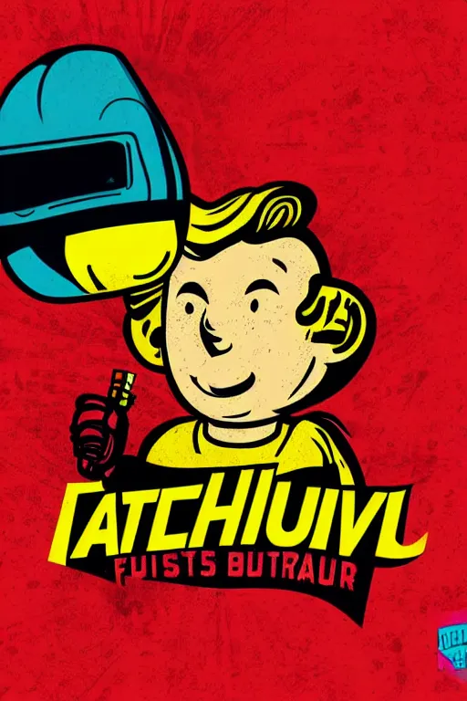 Image similar to fallout 7 6 retro futurist illustration art by butcher billy, sticker, colorful, illustration, highly detailed, simple, smooth and clean vector curves, no jagged lines, vector art, smooth andy warhol style