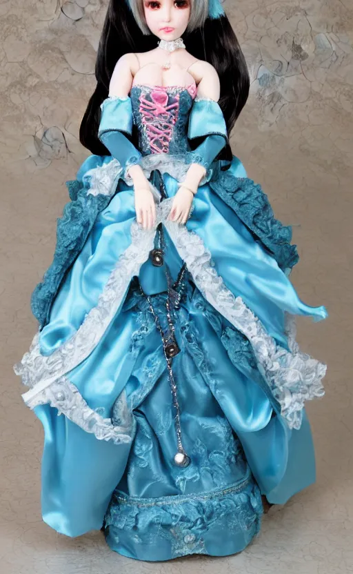 Image similar to dollfie in baroque dress